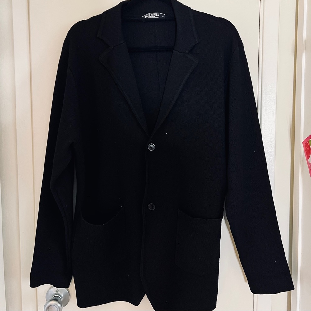 Black Button-Up Cardigan
